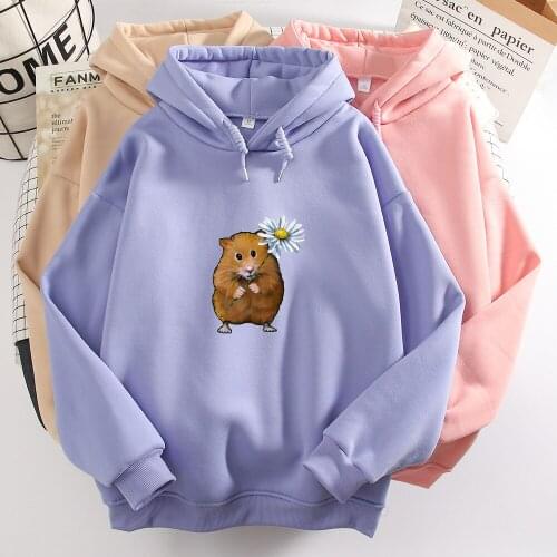 Fashion Harajuku Animal Print Hoodie Women Plus Size Pullover Sweatshirt Cute Funny Long Sleeve Soft Sweetshirt for Girls Tops