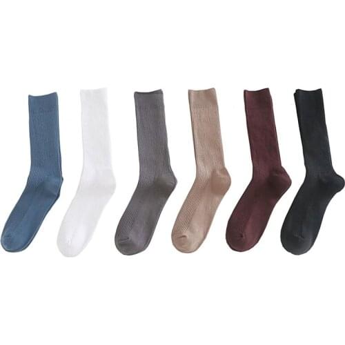 Autumn and Winter High Quality Mens Business Socks Charm Man Gift Combed Cotton Gentleman Style Autumn and Winter Tube Calf