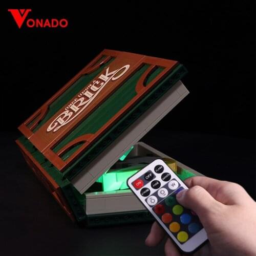 Led Light Set Compatible For Lego 21315 IDEAS series Brick Magic Folding Stereo Book Building Blocks Creator Toys Gifts