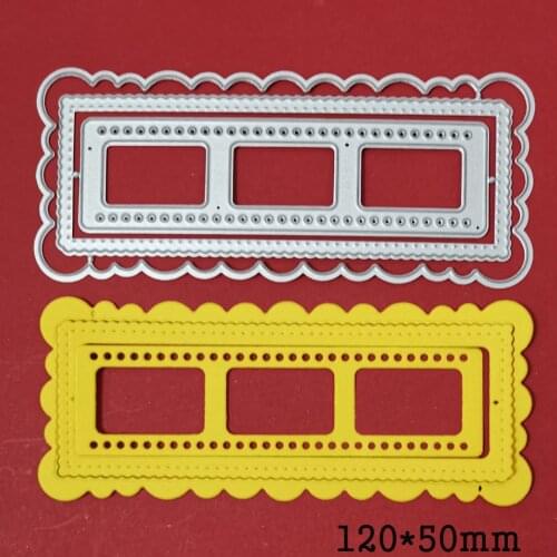 Basic Border Metal Cutting Dies 2021 New craft Scrapbooking Frame Dies cuts stencil emboss paper card making template