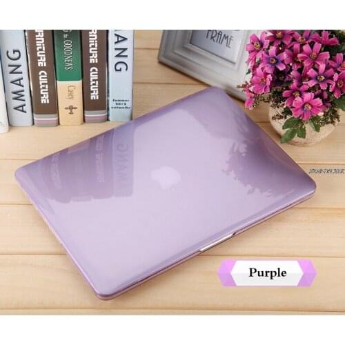 Crystal laptop Hard Case Shell Cover For Apple Macbook Air Pro Retina Touch Bar 11 11.6 12 13 13.3 15 15.4"inch