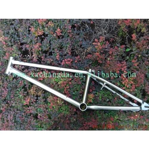 Customize high quality titanium BMX bicycle frame XACD titanium bmx bike frame titanium bmx frame