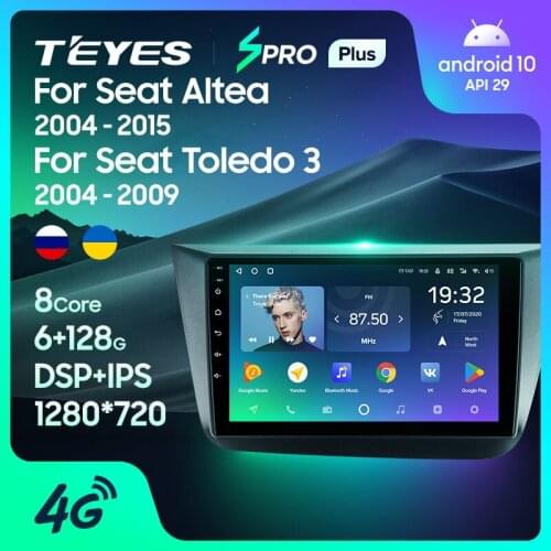 TEYES SPRO Plus For Seat Altea 5P 2004 - 2015 Left hand drive Car Radio Multimedia Video Player Navigation GPS Android 10 No 2din 2 din dvd