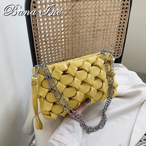 Women Purses and Handbags Luxury Clutches Shoulder Bags For Women 2021 Designer Bag Leather Crossbody Bag Metal Chain