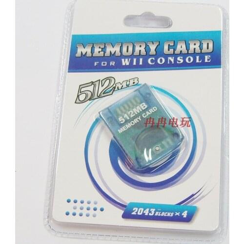 10PCS 512mb High Quality for Wii Memory Storage Card Saver 512MB For Nintend For Wii For wii memoria Xmas Gifts