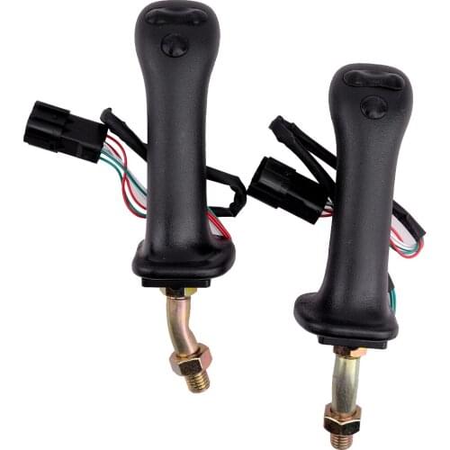 2Pcs Left & Right 3 Buttons Excavator Joystick Handle Car Accessories Fit For Doosan DH DX150 215 225 300 370-9C