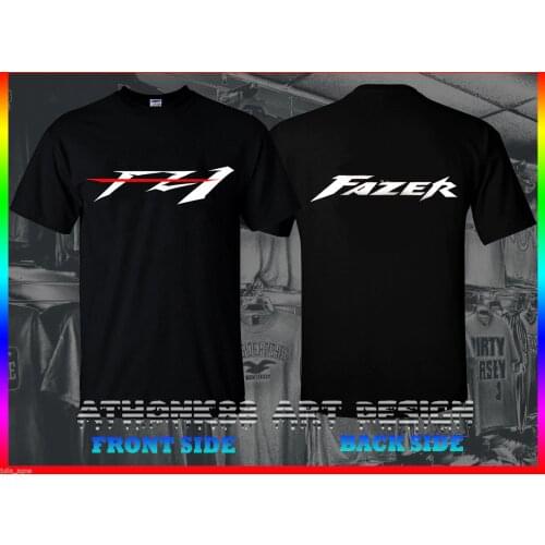 2019 Hot Sale NEW Fazer FZ1 MOTORCYCLE Fans T-SHIRT Summer Style FAZER BIKER O neck 100% Ctton Tee Shirt
