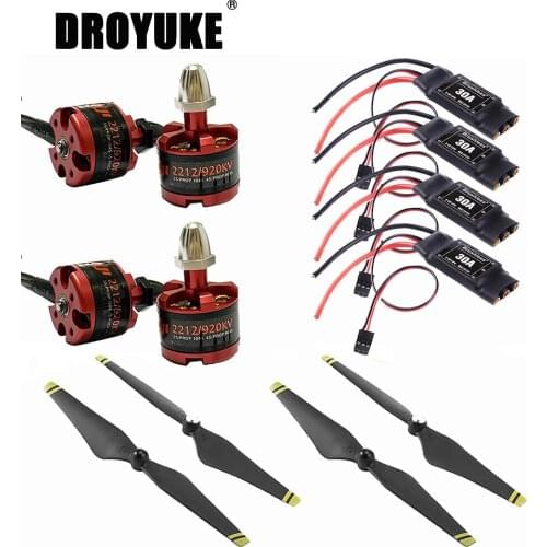 2212 920KV Brushless Motor and 30A Brusheless ESC 2~4s 9450 Propeller for F450 F550 S500 S550 Quadcopter Multicopter