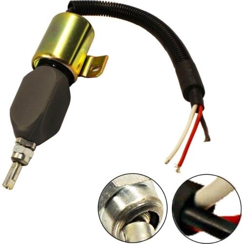 24V Fuel Shutoff Solenoid SA-4269-24 600-815-7550 For Komatsu WA320-3 |042B