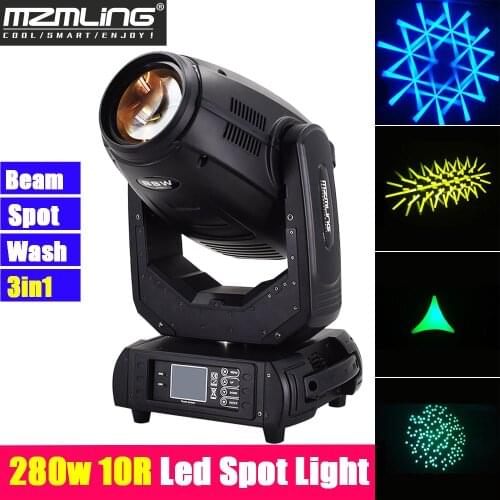 280w 10R Beam /Spot /Wash 3IN1 Light DMX512 Moving Head Light Professional DJ /Bar /Party /Show /Stage Light Stage Machine