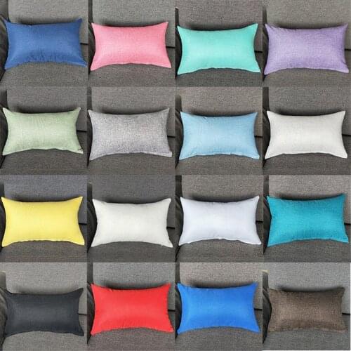 30*50 Pillow Case Solid Color Pillowcase Living Room Sofa Decorative Square Pillow Covers Throw Cushion Cover Pillow Cover