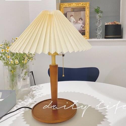 Free Shipping Vintage And Simple Wood Table Lamp Beside Lmap For Living Room Bedroom Bedside Lamp Study Living Room Table Lamp