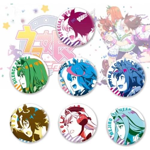 Game Pretty Derby Brooch German Pin Design Fashion Cartoon Enamel Lapel Pins Tinplate Enamel Jewelry New Arrivals