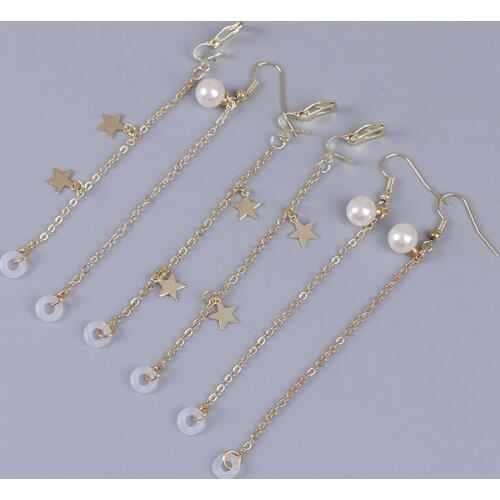 Bluetooth Earphone Holders Accessories Fashion Anti-Lost Ear Clip Unisex earrings for Airpods