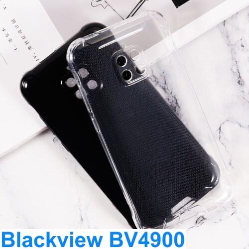 For Blackview BV4900 Case Ultra-thin Soft Silicone Case Back Case Cover For Blackview BV4900 Pro Glass TPU Phone Shell Etui 5.7"