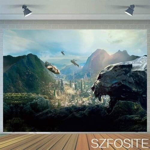 Spacecraft Space Adventure Science Fiction Backdrop Family Room Decoration Photography Photo Children Birthday Custom Background