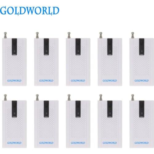 GoldWorld Wireless vibration sensor shock detector 10pcs /lot free shipping