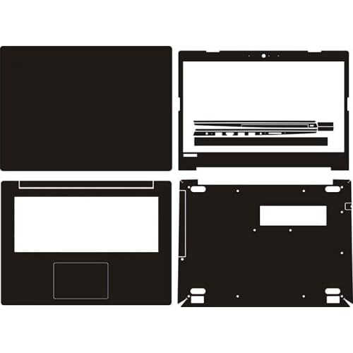 KH Carbon fiber Leather Laptop Sticker Decal Skin Cover Protector for Lenovo IdeaPad 330C 14 330c-14 14"