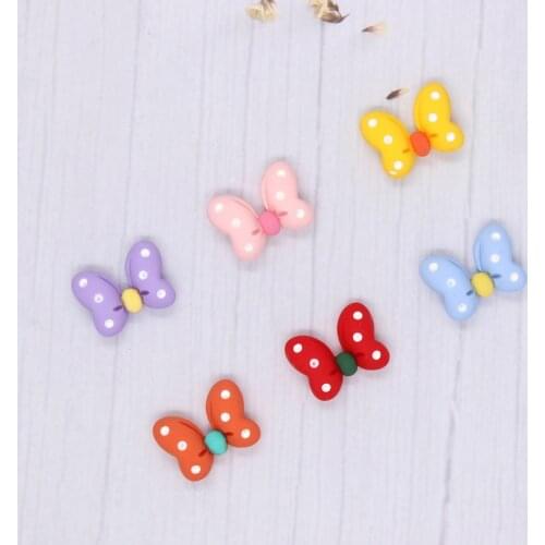 KSCRAFT Cute Bows Flat back Resin Cabochon Scrapbooking Decor Parts DIY Hair Bows Center Accessories Craft