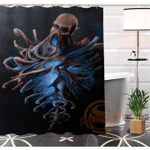 Hot New Eco-friendly Custom Unique sea monster Modern Shower Curtain bathroom With Hooks for yourself H0220-64