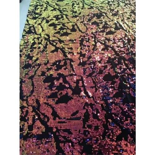 New design YG-521 Good quality fashion embroidery tulle fabric african net lace fabric with sequins