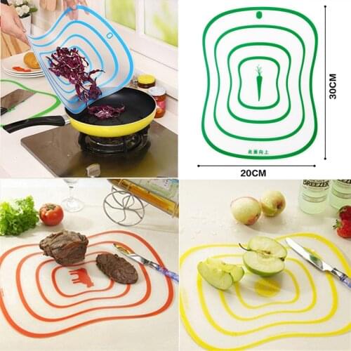 Plastic Chopping Board Vegetable Cutter Board Non-slip Frosted Cutting Board Vegetable Meat Tools Kitchen Accessories 30x20 CM