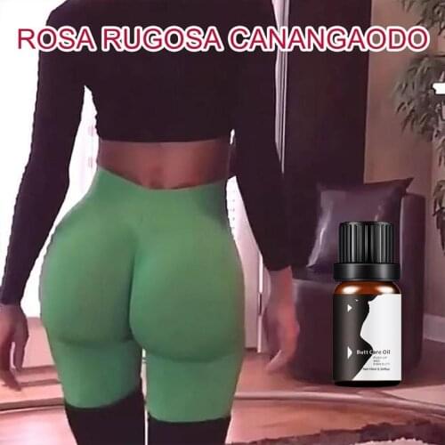 Hip Lift Up Buttock Massage Essential Oil Butt Enlargement Oil Cellulite Cream Breast Firming Lifting for Women Big Butt 10Ml