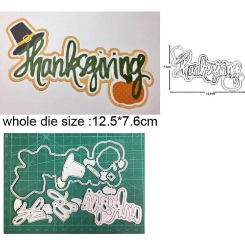 Craft dies metal cutting dies cut die mold Thanksgiving decoration Scrapbook paper craft knife mould blade punch stencils dies