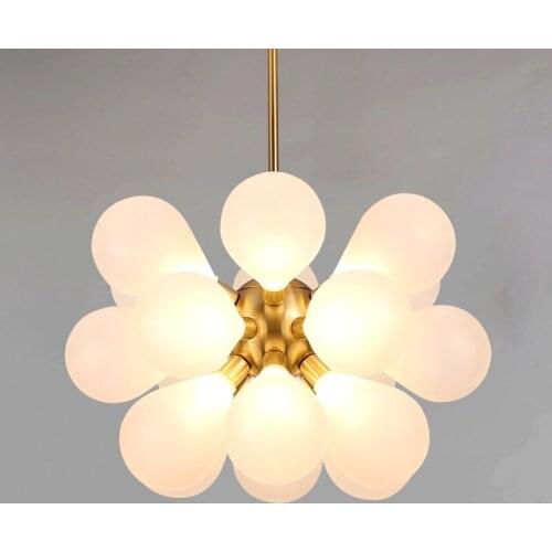 Nordic led stone lustre pendente hanging lights hanging lamp led wall moon lamp kitchen chandeliers dining rooom livingroom