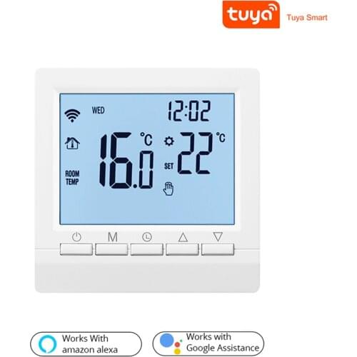 3A/16A Smart WiFi Thermostat Temperature Controller Water Electric Floor Heating Water Gas Boiler with Tuya APP Remote Control