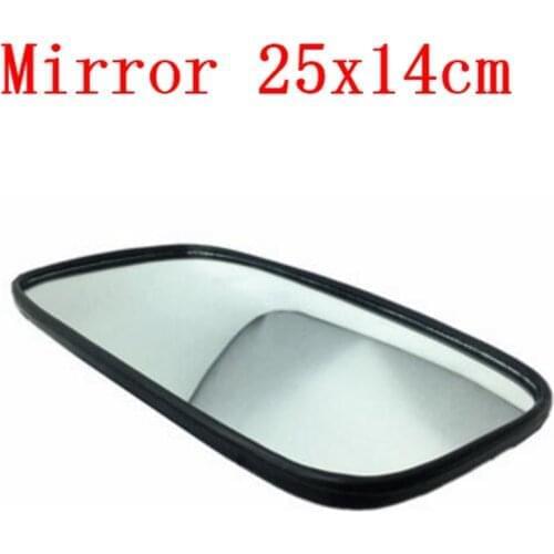 Forklift Car Truck Front Wheel Mirror Side Mirror Blind Spot Rearview Mirror 25x14cm