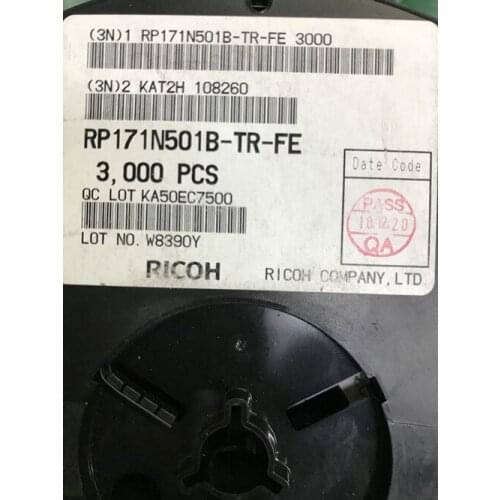 3000PCS 1Tape reel =3000 RP171N501B-TR-FE SN74LVC1G08DCKR new original
