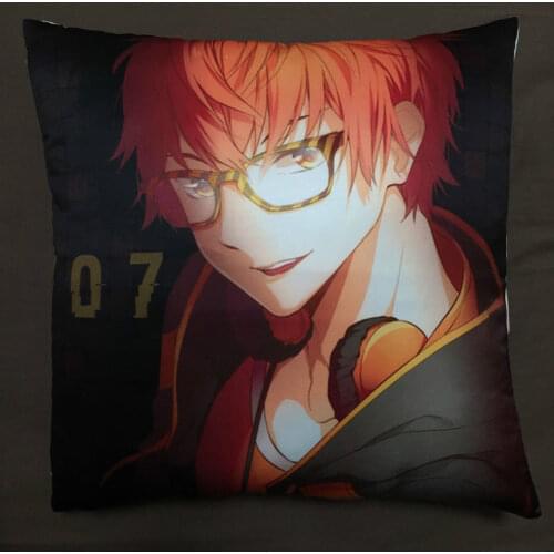 707 Mystic Messenger Game Two Side Pillowcases Hugging Pillow Cushion Case Cover Otaku Cosplay Gift New 125