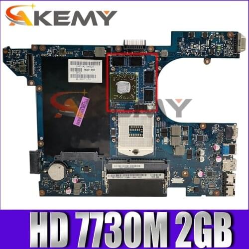 Akemy QCL00 LA-8241P 7520 mainboard For dell Inspiron 15R 5520 7520 Laptop Motherboard AMD HD 7730M 2GB original 100% tested