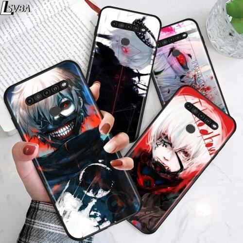 Anime Tokyo Ghoul for LG G8 G8S G8X V30 V35 V40 V50 V60 ThinQ Q60 K40 K50 K51 K61 K71 K92 K62 Soft Black Phone Case