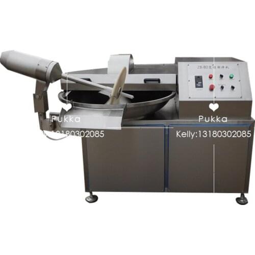 Large capacity meat bowl cutter sausage bowl chopper for sale