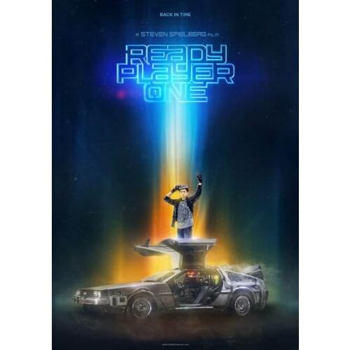 More Style Choose Ready Player One Movie Film Print Silk Poster Home Wall Decor 24x36inch