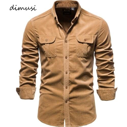 DIMUSI Men's Warm Shirts