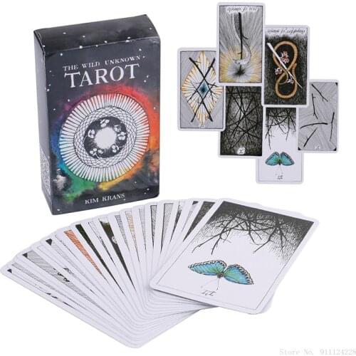 The Wild Unknown Tarot Deck 78 Cards and Guidebook Kim Krans Tarot Cards Tarot Cards Board Game