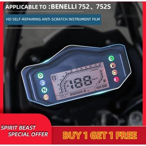 Spirit Beast Motorcycle speedometer TPU Scratch Protection Film Dashboard Screen Instrument waterproof Film For Benelli 752/752S
