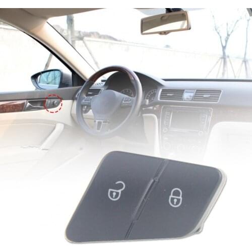 Car Door Lock Button Car Parts Replacement Plastic 3C0962125B Auto Front Left Door Switcher for Passat B6 3C 2006-2011