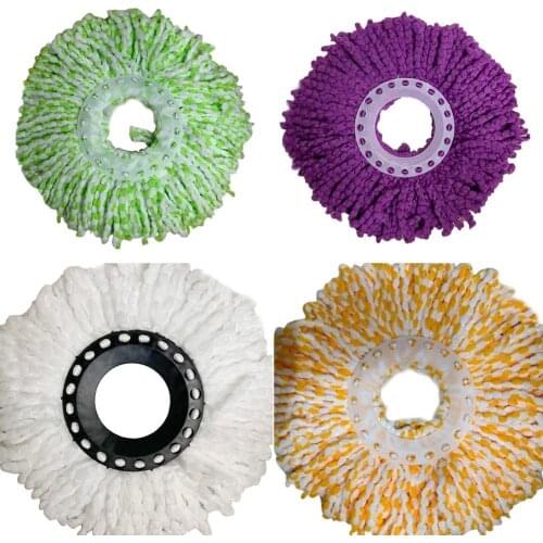 Durable Flexible 360 Rotating Head Easy Microfiber Spinning Floor Cloth Mop Head Household Cleaning Tools Supplies