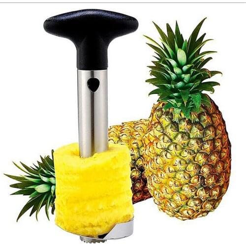 Stainless Steel Pineapple Peeler Cutter Fruit Knife slicer A spiral Pineapple cutting machine Easy to use kitchen cooking tools