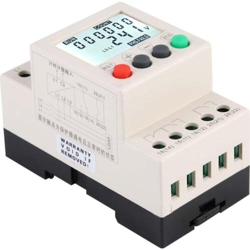 High Precision Under Over Voltage Protector 3 Phase Voltage Monitoring Sequence Protection Relay Electric Measuring Instrument
