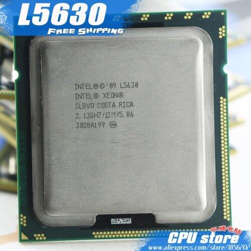 Intel Xeon L5630 CPU processor /2.13GHz /LGA1366/12MB /L3 Cache/Quad-Core/ server CPU Free Shipping,there are, sell L5640 CPU