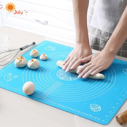 Silicone Kitchen Accessories Baking Mats Liners Sheets Pizza Dough Maker Silicone Mat for Dough Rolling Pastry Cooking Tools