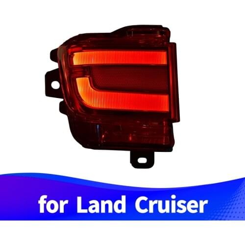 LED Rear Bumper Light for Toyota Land Cruiser J200 2016-2020 LED Tail Light and Red LED Warning Light Fog Light