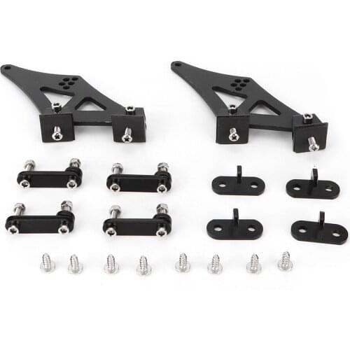 5" Universal Car CNC Aluminum Alloy Rear Wing Trunk Racing Tail Spoiler Legs Mount Brackets Car Accessory