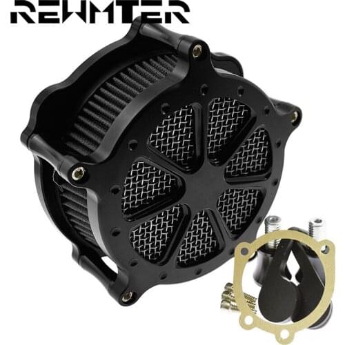 Grey Element Venturi Air Cleaner Motorcycle For Harley Sportster XL Sportster 04-19 Touring 2000-2018 Dyna FXDLS 17 Softail 2018