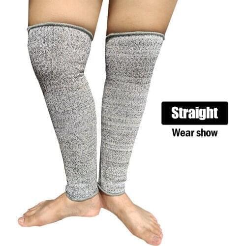 Level 5 HPPE Working Cut Resistant Foot Sleeves Anti-Puncture Scratch Manor Harvesting Work Outdoor Activity Protect Knee Guard